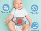 Baby Colic, Gas and Upset Stomach Relief - Newborns Heating Pad Colic Belly Belt for Babies Gas & Colic Tummy Relief, Baby Heated Tummy Wrap for Colic, Gas, Upset Stomach Infants Relief