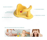 Baby Bath Tub Ring Seat Infant Children Shower Toddler Kids Anti Slip Security Safety Chair Bathing Game Chair Toy Stool