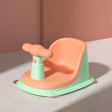 Bathroom Tub Seat Soft Seat Pad Shower Seat, Safety Bath Seat Support for Girls kids Boys Over 6 Months