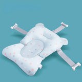 Portable infant Bath Cushion Newborn baby Bath Anti-Slip Cushion Seat Floating Bather Bathtub Pad Shower Support Mat Security