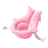 Baby Shower Bath Tub Pad Non-Slip Bathtub Seat Support Mat Newborn Safety Security Bath Support Cushion Foldable Soft Pillow