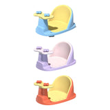 Anti Slip Baby Bathtub Seat Backrest Support with Suction Cup for Newborns