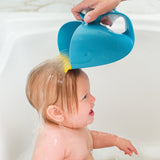 Skip Hop Moby Bath Rinse Cup: Tear-free Waterfall Rinser, Blue Baby Bath Rinser Cup