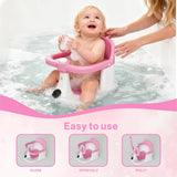 Baby Bath Seat With Temperature Display For Infants 6 Months & Up, Non-Slip Sitting up Bathtub Chair