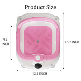 Baby Bath Seat With Temperature Display For Infants 6 Months & Up, Non-Slip Sitting up Bathtub Chair