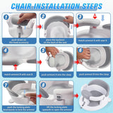 Baby Bath Seat for Babies 6 Months & Up - Non-Slip Infant Bathtub Chair with Suction Cups - Sit Up Bath Seat for Baby Toddlers - Toddler Bath for Baby Sitting Up, Easy to Clean
