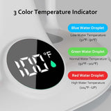 Baby Bath Seat With Temperature Display For Infants 6 Months & Up, Non-Slip Sitting up Bathtub Chair