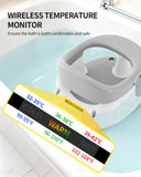 Baby Bath Seat for Babies 6 Months & Up, Bath Seats for Babies Sitting Up, 3 Baby Bath Toys, Open Design, Non-Slip, Compact Toddler Bath Seat.