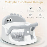Baby Bath Seat for Babies 6 Months & Up Sitting Up, Non-Slip Baby Bath Chair with Suction Cup, Safe and Comfortable Portable Infant Bath Seat for Bathroom, Bathtub Tub, Easy to Clean