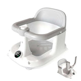 Baby Bath Seat With Temperature Display For Infants 6 Months & Up, Non-Slip Sitting up Bathtub Chair