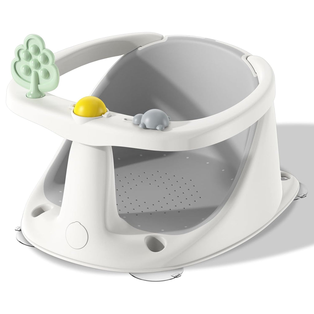 Baby Bath Seat for Babies 6 Months & Up, Non-Slip with Suction Cups, Safe & Comfortable Infant Bath Seat for Bathtub, Blue