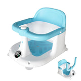 Baby Bath Seat With Temperature Display For Infants 6 Months & Up, Non-Slip Sitting up Bathtub Chair