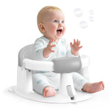 Baby Bath Seat Baby Bathtub - with Strong Suction Cups and 360° Surround Support – Easy Release, Non-Slip Cushion, Lockable Armrests – Infant Bath Chair for Babies 6-24 Months, Pink