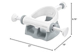 Ingenuity My Bath Seat for Sit-Up Baby Bathing, Sure & Secure Suction Cups, ASTM Safety Tested & Approved, Backrest for Assisted Sitting, Easy Setup & Storage, Gray