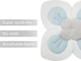 PandaEar Baby Bath Pad for Newborn, Soft Flower Sink Bath Cushion