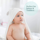 HIPHOP PANDA Ultra Soft Hooded Baby Towel, 2-Layer, 30 x 30 Inches