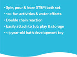 Yookidoo Bath Wall Toy with Waterfall, Spinning Gears and Googly Eyes, Ages 1-3 – photo 8