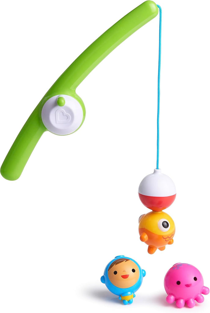 Munchkin Fishin’ Magnetic Baby and Toddler Bath Toy, 4-Piece Set