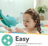 Nuby Bathtub Safety Spout Guard for Babies, Dolphin Shape