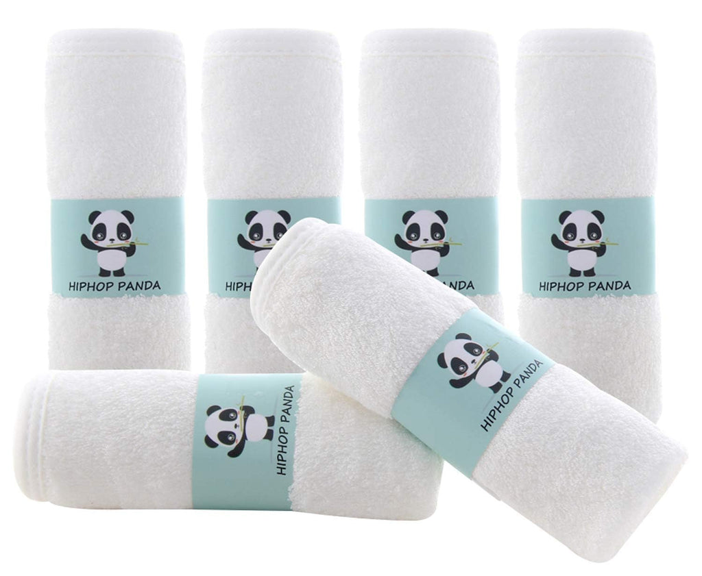 HIPHOP PANDA Ultra Soft Baby Washcloths, 2-Layer Absorbent