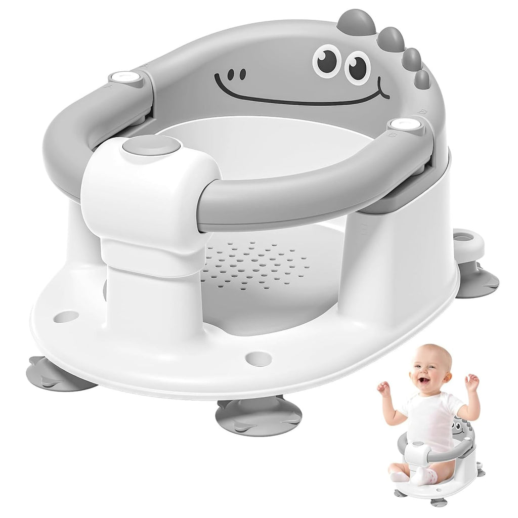 TPN Baby Bath Seat for Babies 6 Months & Up, Non-Slip Bathtub Chair for Sitting Up