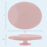 S&T INC. Cradle Cap Brush for Baby, 2 Pack, Pink