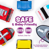 Tub Works Emergency Cars Light-Up Bath Toys, 6 Pack