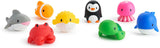 Munchkin Ocean Sea Animal Squirt Bath Toys, 8 Pack