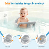NATGOVOD Baby Bath Seat with Suction Cups for Babies 6 Months & Up, Non-Slip and Portable