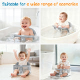 NATGOVOD Baby Bath Seat with Suction Cups for Babies 6 Months & Up, Non-Slip and Portable