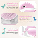 Lerrutue Baby Bath Seat for Babies 6 Months & Up Sitting Up, Non-Slip with Suction Cups