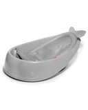 Skip Hop MOBY 3-Stage Infant Bath Tub with Smart Sling, Grey