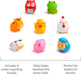 Munchkin Farm Animal Squirters Bath Toys, 8 Pack