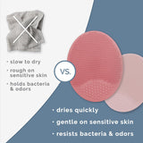 S&T INC. Cradle Cap Brush for Baby, 2 Pack, Pink