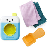 Skip Hop Fresh & Clean Spin Cycle Bath Toy, 4-Piece Laundry Pretend Play Set
