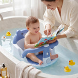 Yevnny Baby Bath Seat for Babies 6 Months & Up, Non-Slip Bathtub Chair with Suction Cups and Soft Cushion