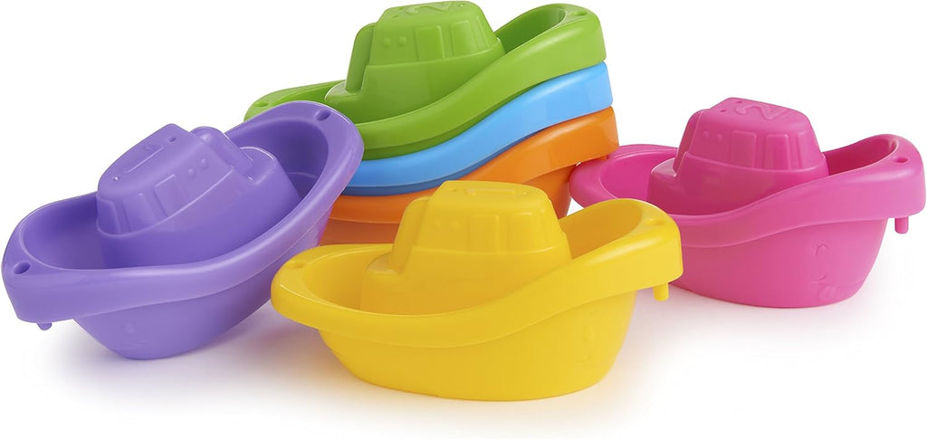 Munchkin Little Boat Train Bath Toys, 6-Piece Set