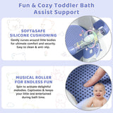 Yevnny Baby Bath Seat for Babies 6 Months & Up, Non-Slip Bathtub Chair with Suction Cups and Soft Cushion