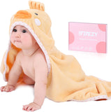 Animal Hooded Baby Towel – Thick Two-Layer Cotton – Chick