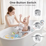 NEDECT Baby Bath Seat for Babies 6 Months & Up with Temperature Card and 3 Bath Toys, Non-Slip – photo 2