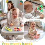ALASOU Suction Cup Spinner Toys for Bath, High Chair and Travel