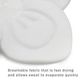 PandaEar Baby Bath Pad for Newborn, Soft Flower Sink Bath Cushion