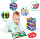 Toyk Soft Cloth Baby Books, Pack of 8 – photo 5