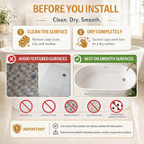 Yimobra Non-Slip Bathtub Mat with Suction Cups and Drain Holes, 35 x 16 Inches