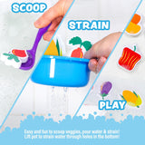 Tub Works Tub Soup Scoop, Strain and Play Toddler Bath Toy