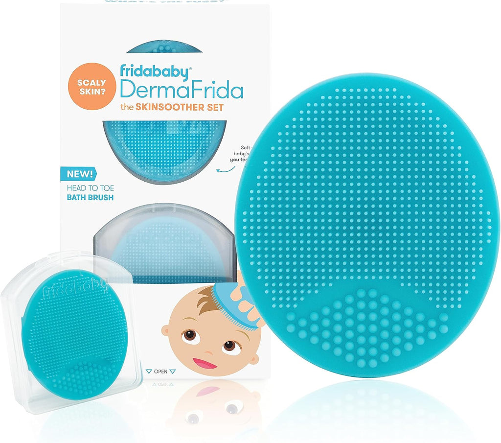 Frida Baby DermaFrida SkinSoother Baby Bath Brush, 2 Pack