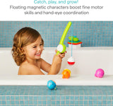 Munchkin Fishin’ Magnetic Baby and Toddler Bath Toy, 4-Piece Set