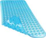 Yimobra Non-Slip Bathtub Mat with Suction Cups and Drain Holes, 35 x 16 Inches