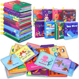 Toyk Soft Cloth Baby Books, Pack of 8