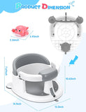Baby Bath Seat with One-Touch Armrest & 3 Suction Cups, 6 Months+ – photo 4